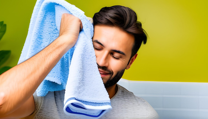 洗顔する男 647f15b85e4db