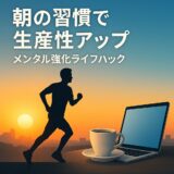 朝の習慣が1日の生産性を変える|メンタル安定と集中力を高めるライフハック ChatGPT Image 2025年7月10日 21 28 27
