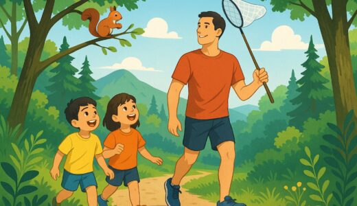 子どもと過ごす休日。筋トレ×ランニング×自然で心も体もリフレッシュ